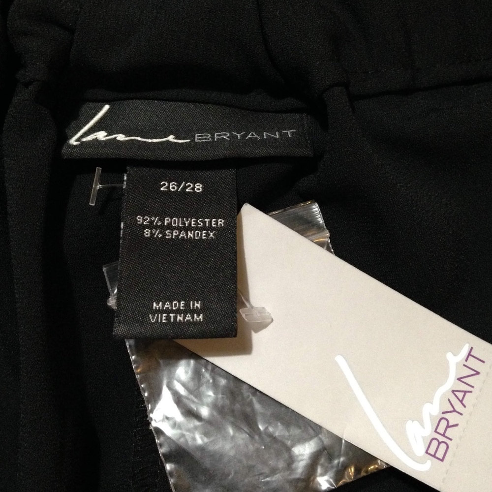 NEW Lane Bryant Black Dress Pants Size 26/28 - Picture 5 of 6
